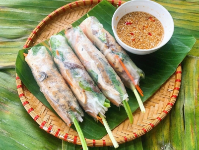 GỎI CUỐN CHAY - BÌ CUỐN CHAY